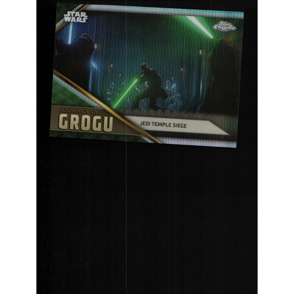 2023 Topps Chrome Star Wars Journey of Grogu #JG-1 Jedi Temple Siege Insert NM